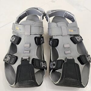Kids Gray and Black Sandals